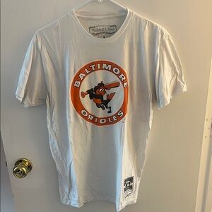 White Baltimore Orioles Men's Shirt